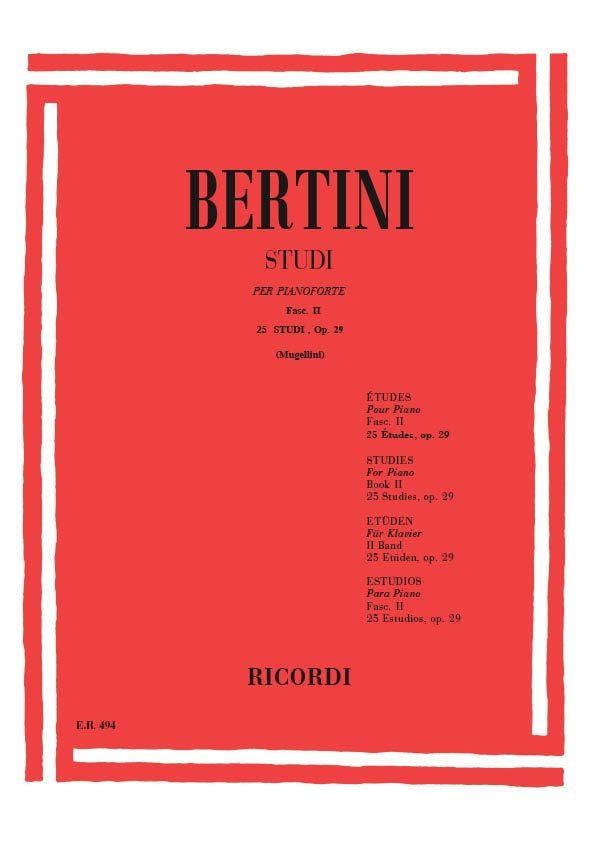 25 Studi Per Il 2Ç Grado Op. 29